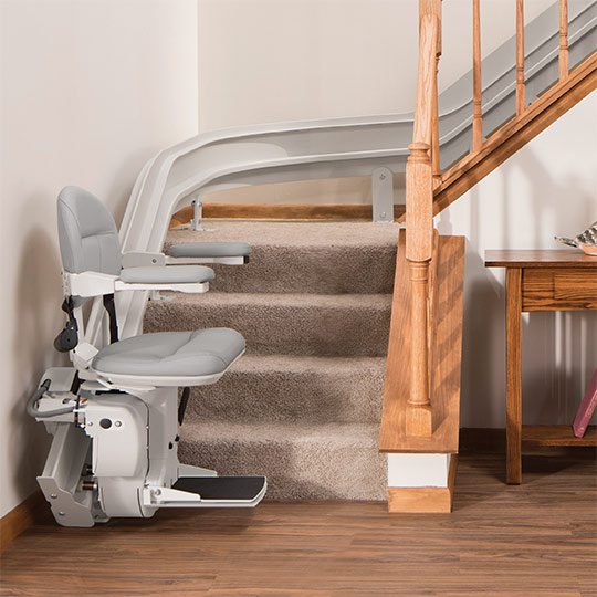 simivalley curved stairlift