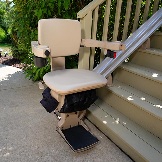Bruno Elite SRE2110E exterior electric chair lift for stairs
