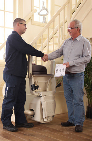 stairlift service installation LA chair stair lift